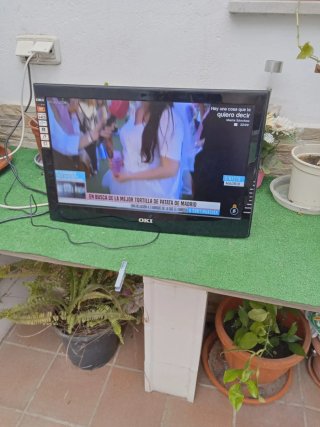 Televisión OKI 21 con soporte de pared