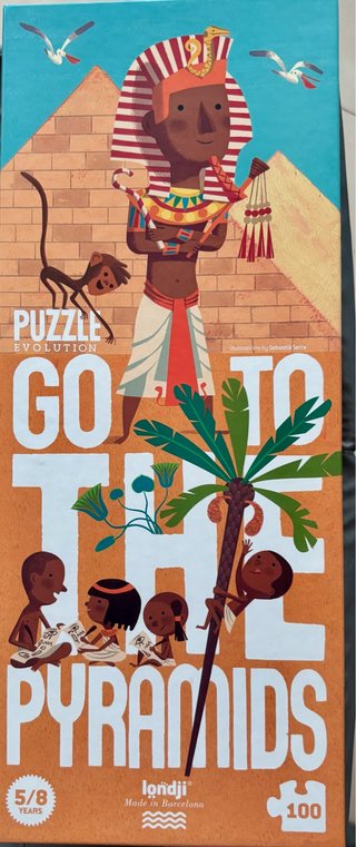 Puzzle infantil Go to the Pyramids