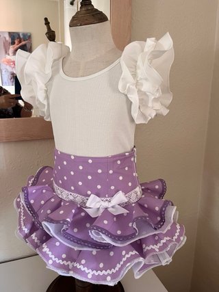 Conjunto Flamenco Niña Talla 4