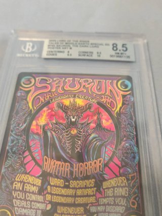Sauron The Dark Lord Poster BGS 8.5