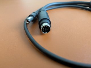 Divisor Mini-DIN 6 Pines + Conector DC