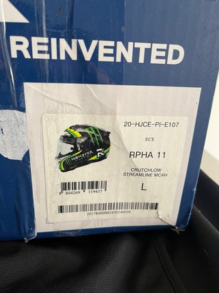 HJC RPHA 11 Pro Streamline Crutchlow Talla L