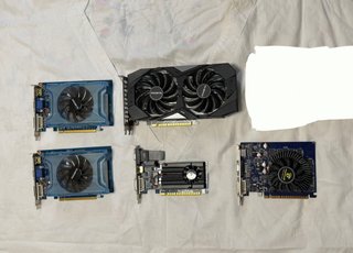 Componentes PC: GPU, Mb, CPU, RAM, PSU, CD
