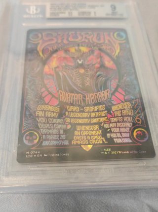 Sauron El Señor Oscuro BGS 9 Foil