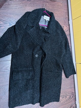 Abrigo Bimba y Lola Negro Talla L