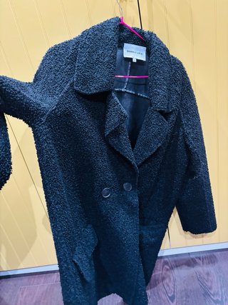 Abrigo Bimba y Lola Negro Talla L