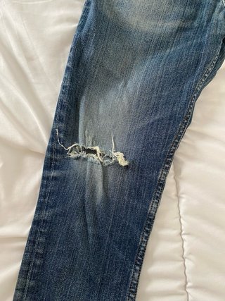 Vaqueros Hollister Azules Desgastados