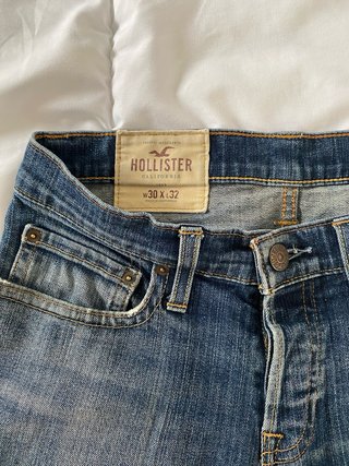 Vaqueros Hollister Azules Desgastados