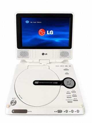 Reproductor DVD Portátil LG Blanco