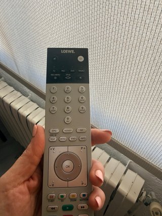 Televisor Loewe, con decodificador.