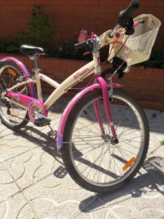 Bicicleta Paseo B-Twin Niña
