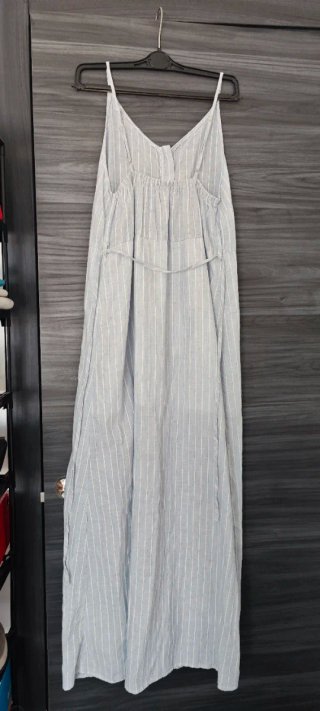 Vestido largo rayas S