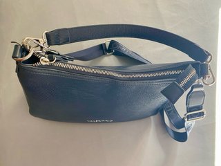 Bolso Valentino Azul Marino Piel Serpiente