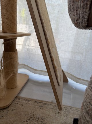 Árbol rascador gato 162cm madera maciza