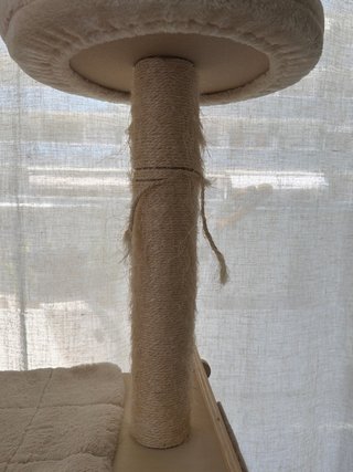 Árbol rascador gato 162cm madera maciza