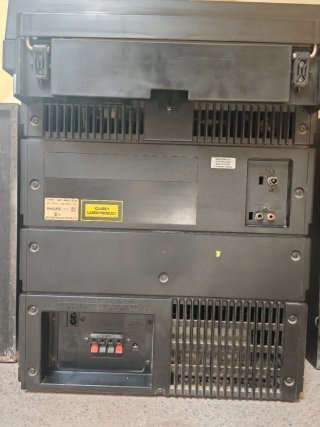 Minicadena Philips AS 445 Tocadiscos + Altavoces