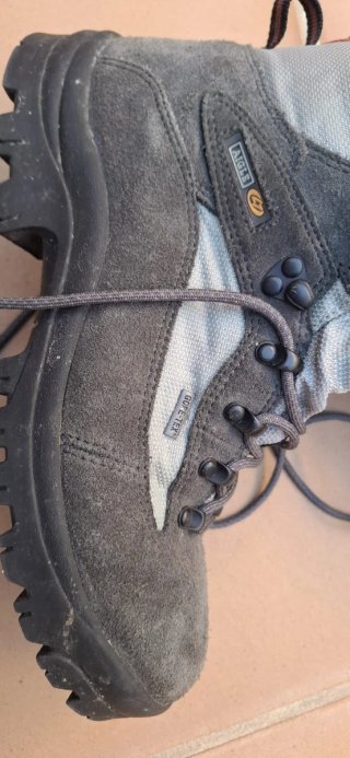 Botas Trekking Aigle Line 7 Gore-Tex Gris/Rojo