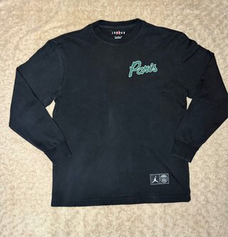 Jordan x PSG Camiseta Negra y Verde