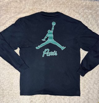 Jordan x PSG Camiseta Negra y Verde
