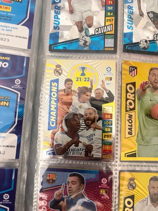 Lote 4 cromos Adrenalyn 22-23