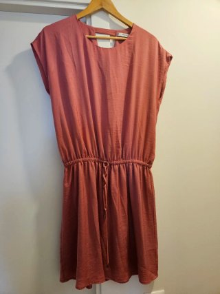 Vestido Mango Talla M Rosa Viejo