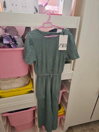 Pack mono blanco niña talla 5-6y mono Zara verde