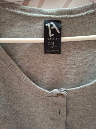 Chaqueta Zara Gris Mujer Talla M