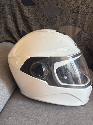 Casco Moto Integral Blanco Talla M Airoh