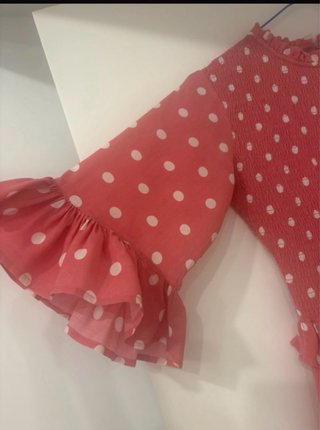 Vestido de lunares rosa