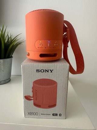 Altavoces Sony XB100 Inalámbrico 16h Naranja