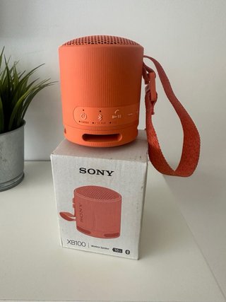 Altavoces Sony XB100 Inalámbrico 16h Naranja