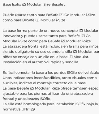 Base silla coche Besafe