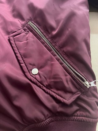 Chaqueta Bomber Granate Niña Pull & Bear