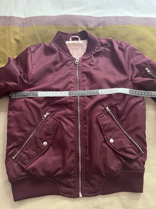 Chaqueta Bomber Granate Niña Pull & Bear
