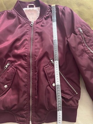 Chaqueta Bomber Granate Niña Pull & Bear