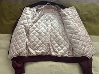 Chaqueta Bomber Granate Niña Pull & Bear