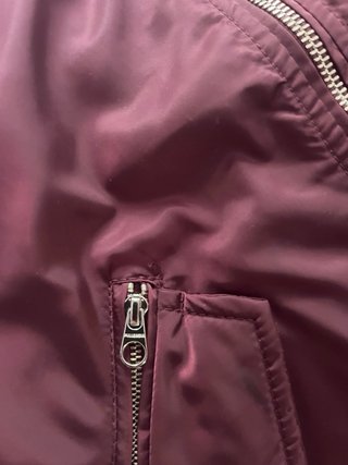 Chaqueta Bomber Granate Niña Pull & Bear