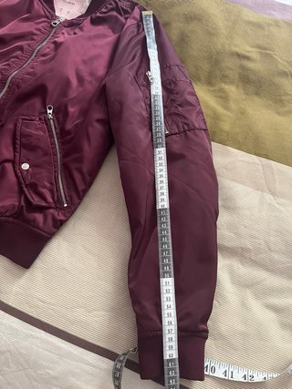 Chaqueta Bomber Granate Niña Pull & Bear