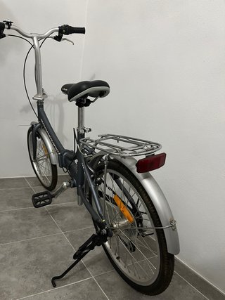 Bicicleta Boomerang Plata Plegable 6V