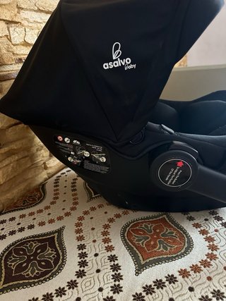 Silla de coche para bebé negra