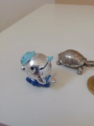 Lotto 4 miniature argentate