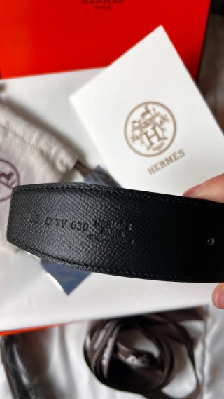 Cinto Hermes T85, 100cm con hebilla.Hebilla H