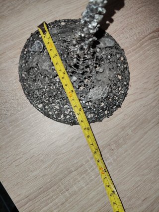 Escultura Copa Metal y Piedra