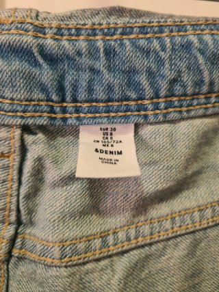 Peto - mono vaquero claro H&M talla 38