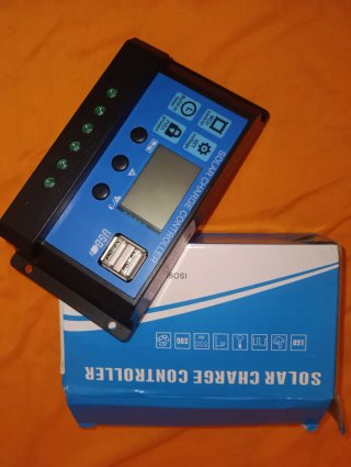 Controlador Carga Solar LCD USB