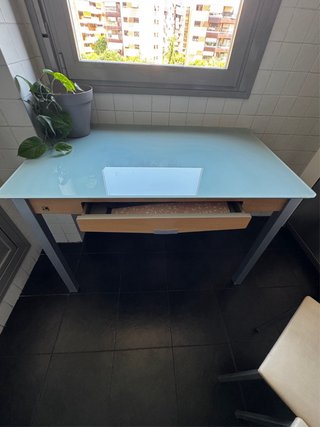 Mesa Cristal Templado Extensible