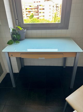 Mesa Cristal Templado Extensible