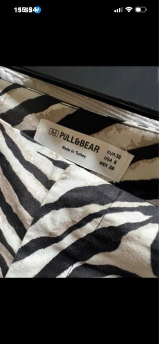 Pantalón cebra Pull&Bear