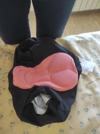 Culote Ciclismo Talla L Negro y Gris mujer