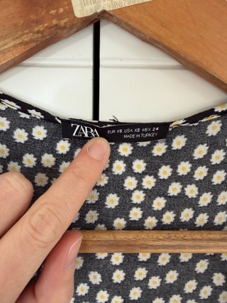 Mono largo flores Zara Talla XS mujer señora
